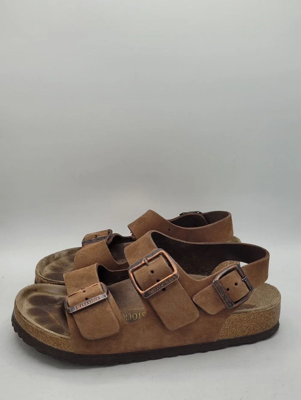 Birkenstock Milano Brown Suede Learher Sandals Kids Size Size 34 US Size 3 / 3.5